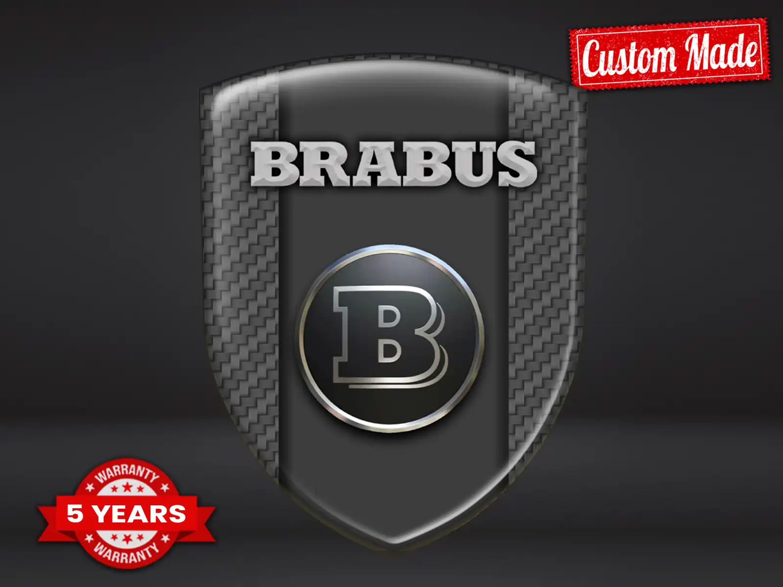 Brabus Fensteraufkleber Auto Universal Hochwertig Stabil